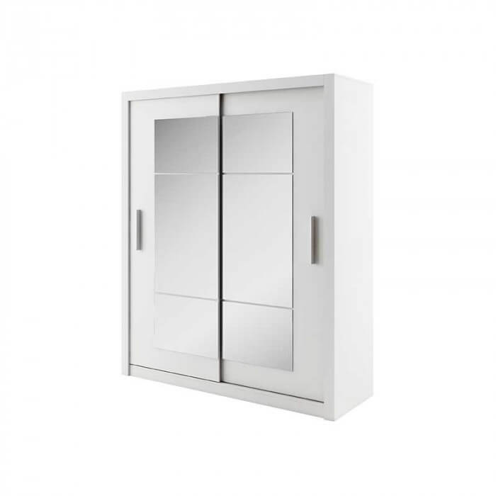 Armoire coulissante 2 portes IDEA02 blanc