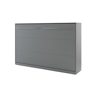 Lit escamotable horizontal CONCEPT gris 120x200