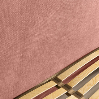 Lit SYDNEY tissu rose avec coffre de rangement 140/160/180x200 cm