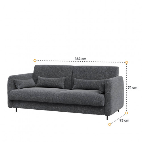Dimensions du canapé pour lit escamotable 160x200