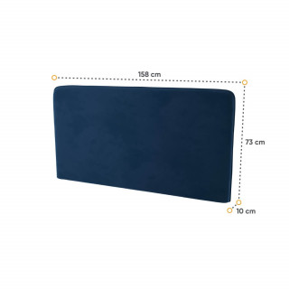 Dimensions de la tête de lit  du lit escamotable 160x200