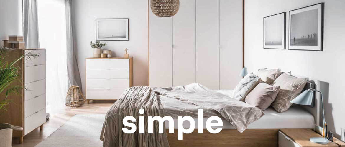 Chambre collection SIMPLE blanc | libolion.fr